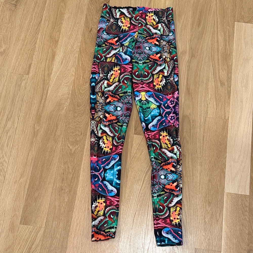 Blackmilk Multicolor Patterned Leggings